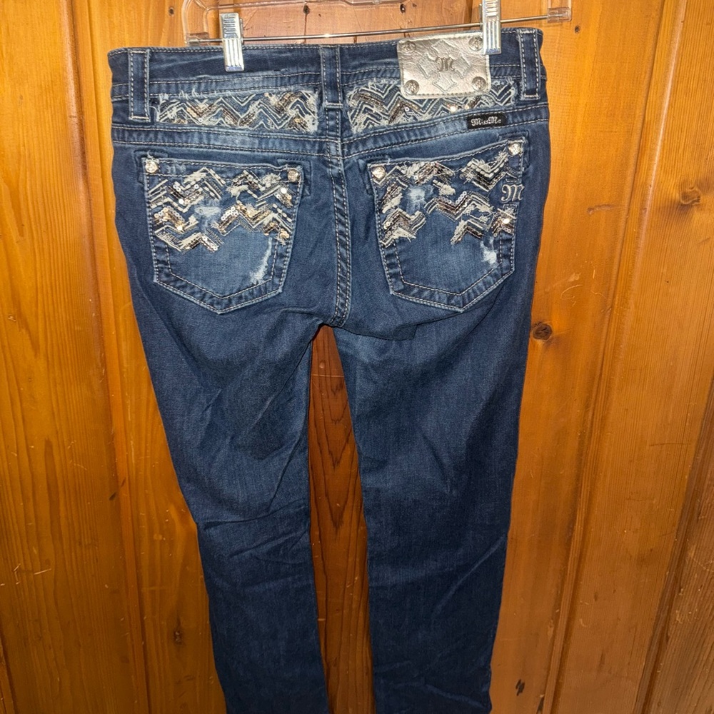 Miss me Women's Blue Denim Jeans - Picture 2 of 4